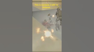What no textures in warzone 2 looks likes