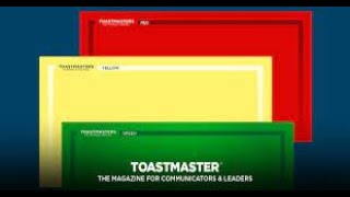 Toastmaster timer