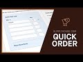 Supplyhousecoms quick order feature