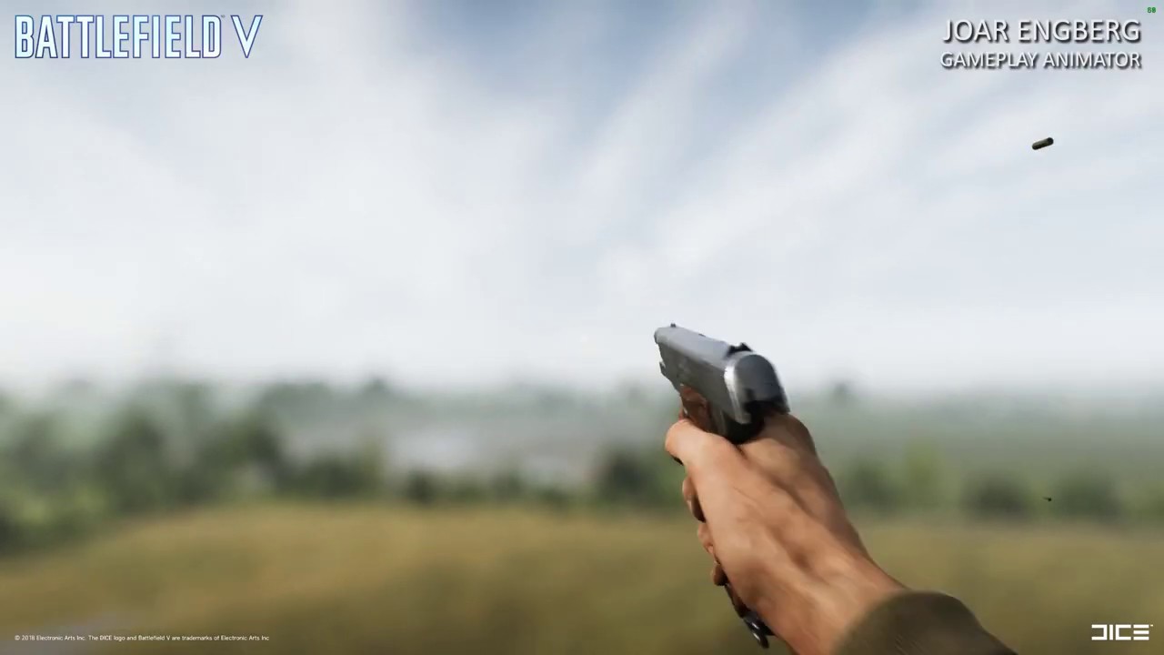 Ruby pistol reload - Battlefield V