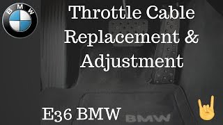Step by Step Replace Your Gas Throttle Cable (a MUST on old cars)