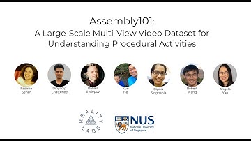 Assembly101: A Large-Scale Multi-View Video Dataset for Understanding Procedural Activities @CVPR