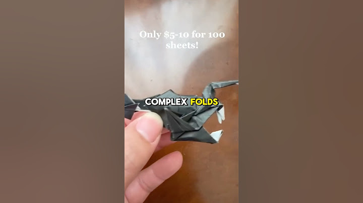 Best Origami Paper under $5 #origamipaper #origami #papercrafts