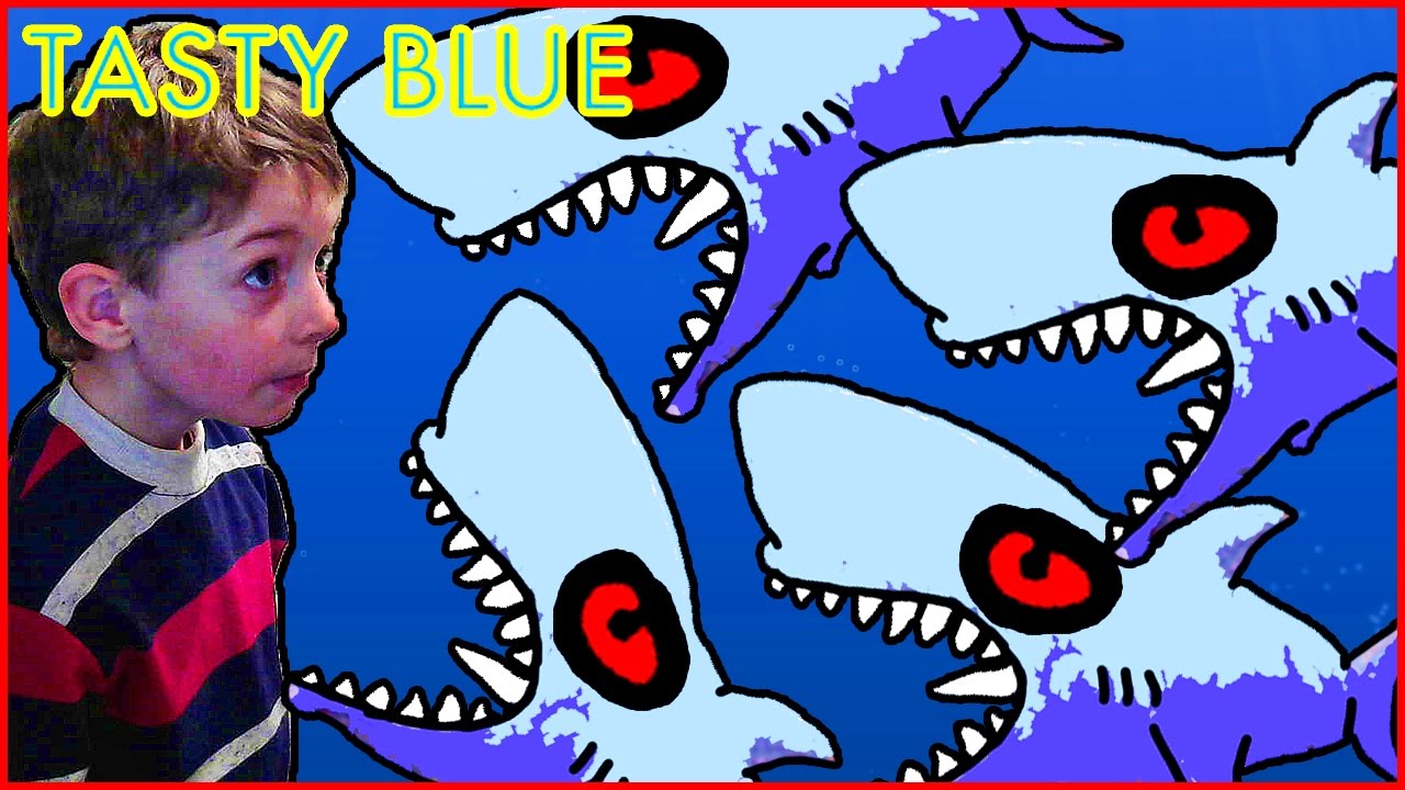 Хищняя рыбка Tasty Blue - Мультик-игра для детей про рыбку, дельфинчика ...