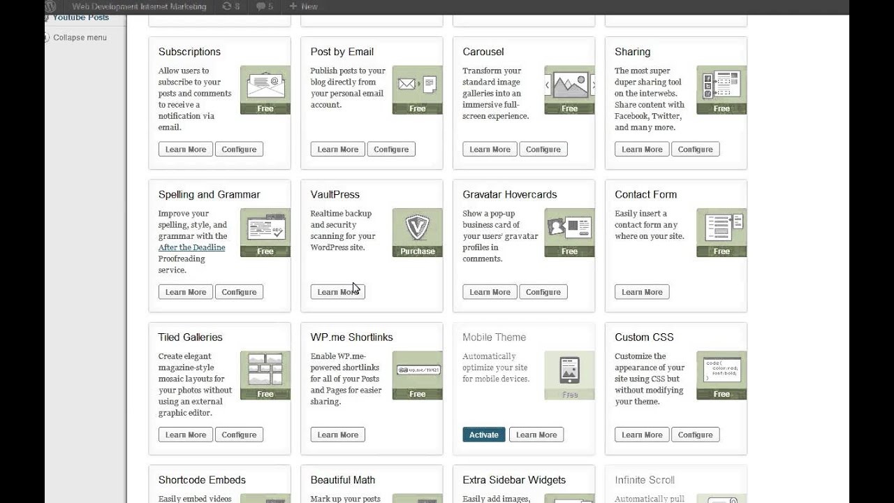 Jetpack Wordpress short links