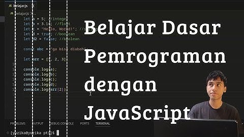 Belajar Dasar Pemrograman dengan JavaScript