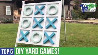 Top 5 DIY Yard Games! The Best Maker Videos for Your Next Build!