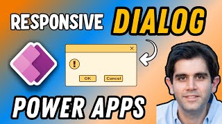 How to Build a Popup Dialog Box in Power Apps using Responsive Containers