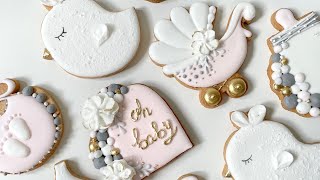 How to Make Baby Shower Cookies with Royal Icing!