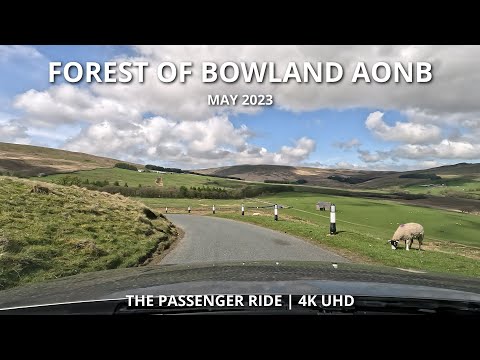 Scenic FOREST OF BOWLAND AONB Road Trip | 2023 | 4K