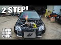 TESTING 2-STEP LAUNCH CONTROL ON THE TWIN-TURBO CIVIC!