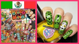 Cinco de Mayo Nail Art Tutorial || LaShenny21Nails