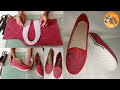 How to make handmade ballerina shoe with simple tools  easy ballerina shoe making tutorial