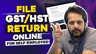 How to file GST/HST return online for selfemployed and contractors DIY