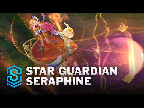 Star Guardian Seraphine. There's a custom skin for PC league, a