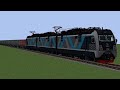 Minecraft Електровоз 3эс4к. Обзор мода для IR на длинные составы