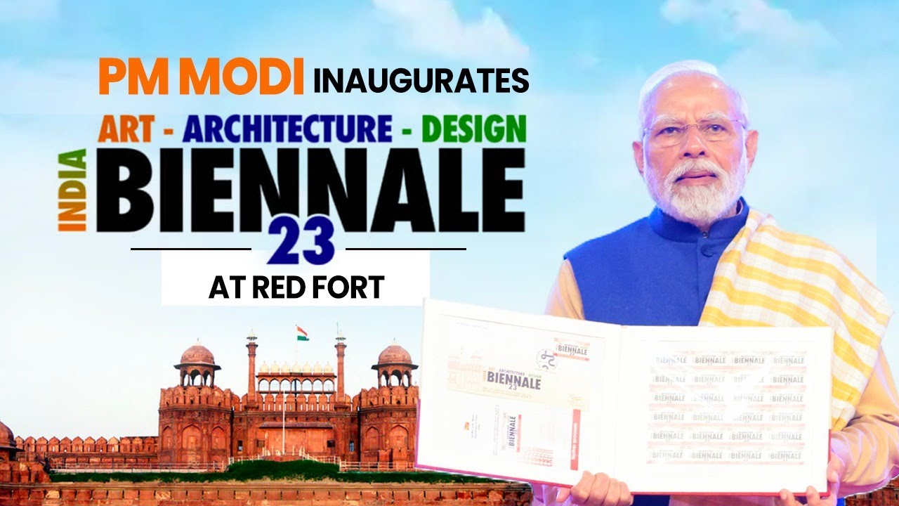 LIVE: PM Modi attends inauguration of India Art, Architecture & Design Biennale 2023' | Red Fort