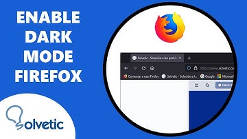How to Enable DARK MODE FIREFOX ✔️