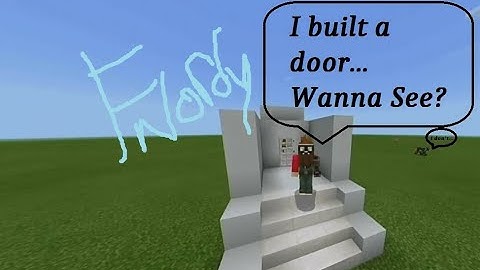 Secure Iron Door, Vault Door - Minecraft Bedrock Edition - Redstone Tutorial