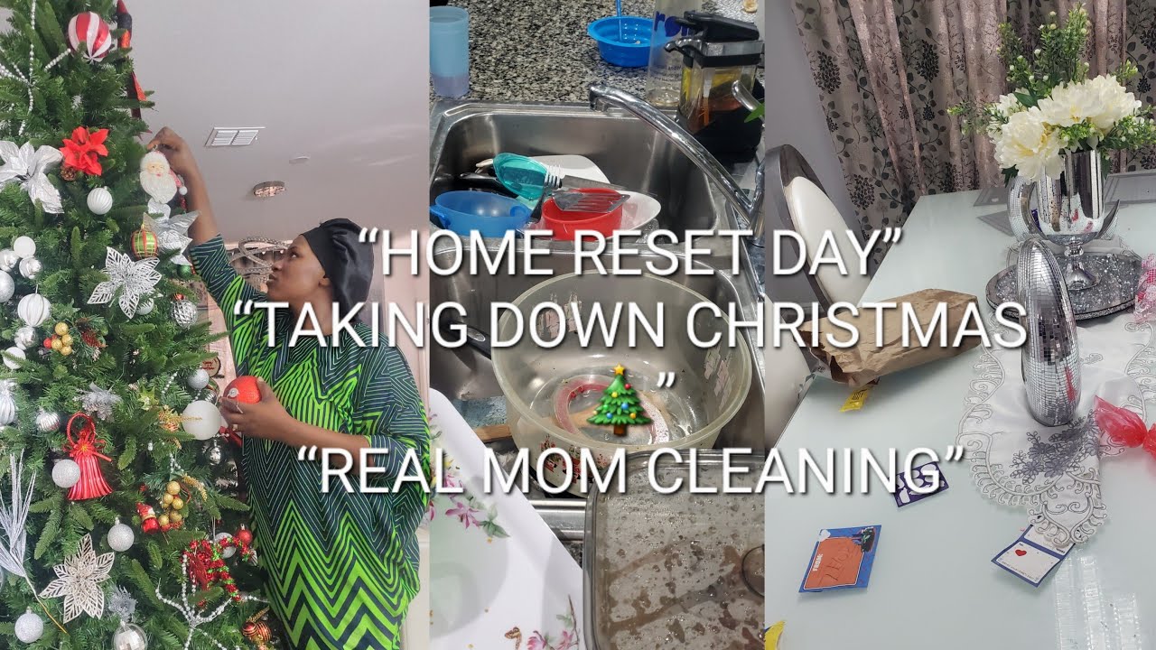 🔴 LIVE | Cleaning & Organizing My House 🧽 | Christmas Tree Take Down 🎄