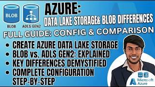 2) Azure Data Lake Storage Gen2 vs Blob Storage - Full Setup
