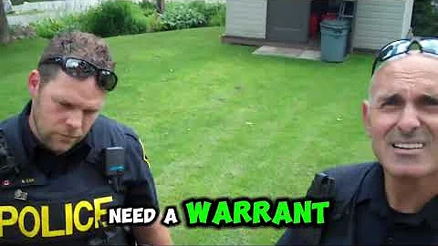 Cops Try Arrest Without a Warrant – Man Stands Firm And Shuts Down Them Down!