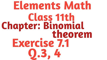 Class 11th math chapter 7 Exercise 7.1 Q.3, 4