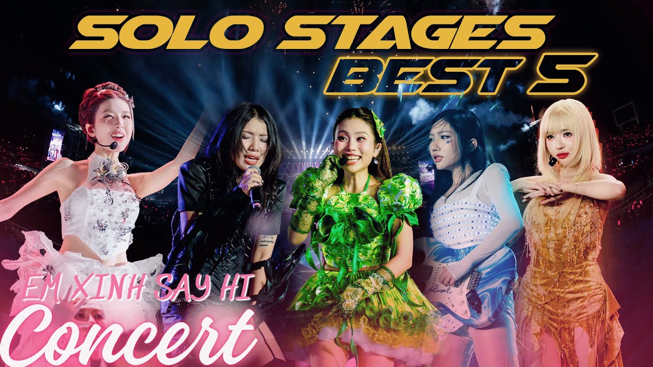 Full 5 màn trình diễn SOLO của BEST 5 tại Em Xinh Say Hi Concert | Ếch Ngoài Đáy Giếng, Rơi Tự Do,..