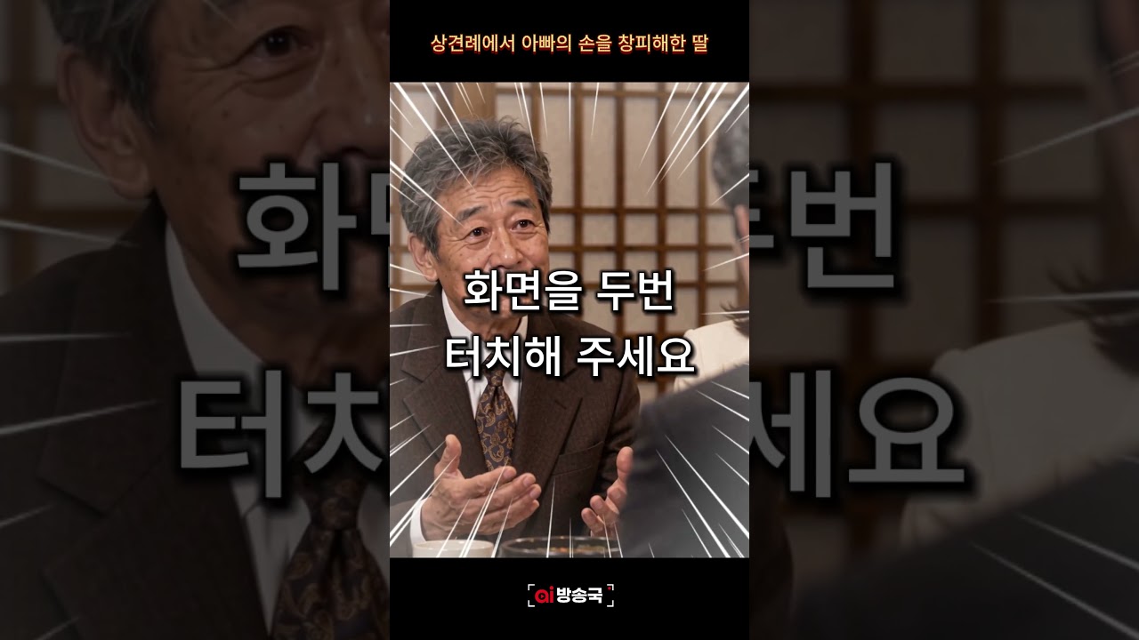 상견례에서 아빠를 걱정한 딸 #시니어 #반전드라마 #감동 #감동드라마