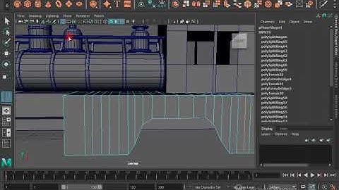 Train engine 3d model in maya 2019 part 3