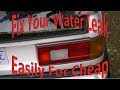 How to fix the most common water leak in the trunk or back of your car.