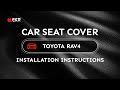 How to install 2013 2014 2015 2016 2017 2018 Toyota RAV4 custom seat covers