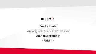 Getting started with imperix ACG SDK on Simulink [Part 1]
