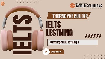 Thorndyke Builder IELTS listening with Answers  Book 10 Test 4 (HD AUDIO)