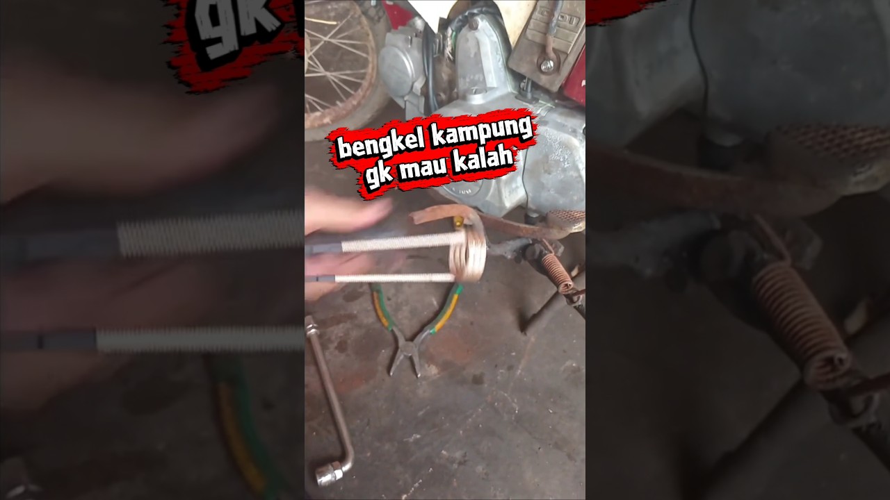 Induction Heating in Motorcycle Workshops #shorts #motorcyclerepair