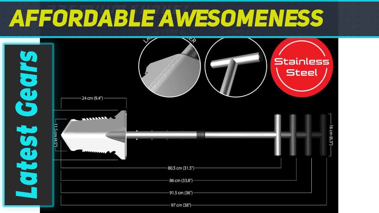 Nokta Premium Stainless Steel Shovel - The Best Metal Detecting Tool