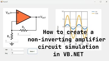 "Non Inverting Amplifier Simulation Using Visual Basic-CIDY FAP-Electronics Engineering Technology"