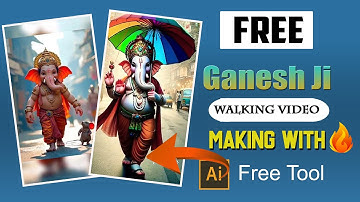 Inista Reel Ganesh ji walking video editing using Ai tool || image to video generator tutorial Shots