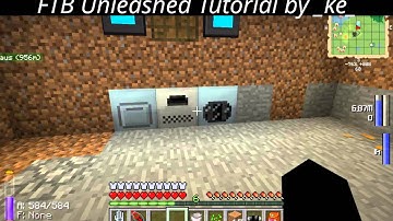 ftb unleashed tutorial series 4 (german) ore automation and composting (fertilizer)