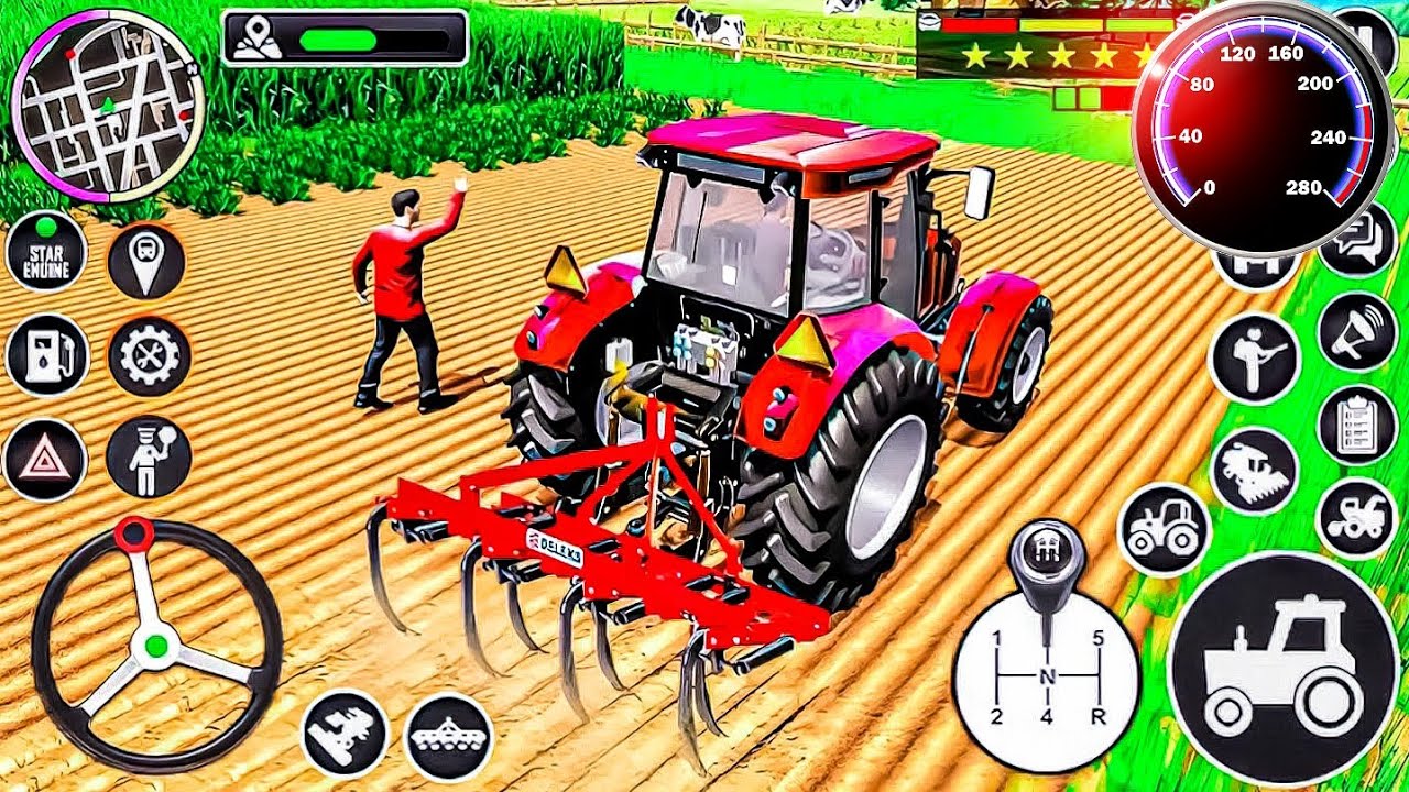 Real Tractor Driving Simulator - Modern Tractor Farming Simulator - Android GamePlay #30