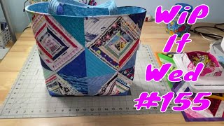 WiP It Wednesday #155  The Blue Selvage Tote