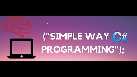 first console application in c#