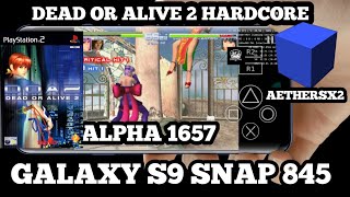 DEAD OR ALIVE 2 HARDCORE - AETHERSX2 - S9 SNAP 845 @CICLONEFIREYT