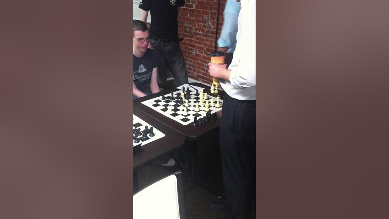 This Man Won Ten Simultaneous Games of Chess Blindfolded