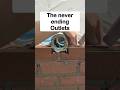 Bricklaying around Electrical Outlets #bricklayer #brickwork #construction #asmr #pov