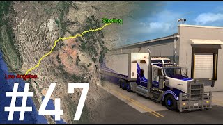 ATS - Time-laspe #47 - Sterling (CO) → Los Angeles (CA) 🇺🇸