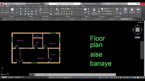 Making a simple floor plan in AutoCAD: Part 2 of 3