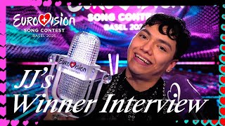 Winner’s Interview: JJ - Wasted Love ✨ | Austria | Eurovision 2025