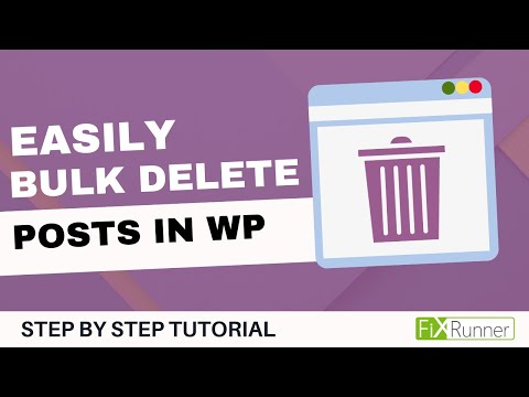 How To Bulk Delete Posts In WordPress