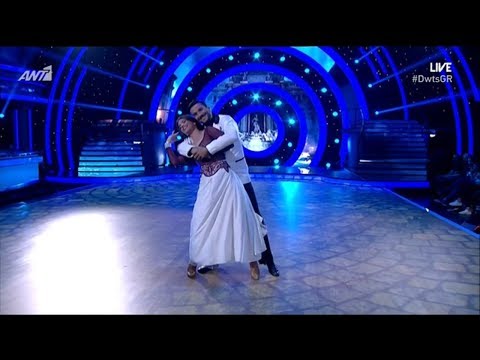 DWTS 6: Ημιτελικός - Κώστας Τσουρός & Μαρία Τσίτου - 1η χορογραφία {27/4/2018}